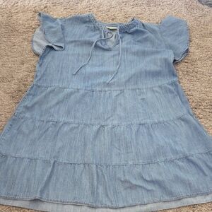 Style & Co. Light Blue Denim Dress